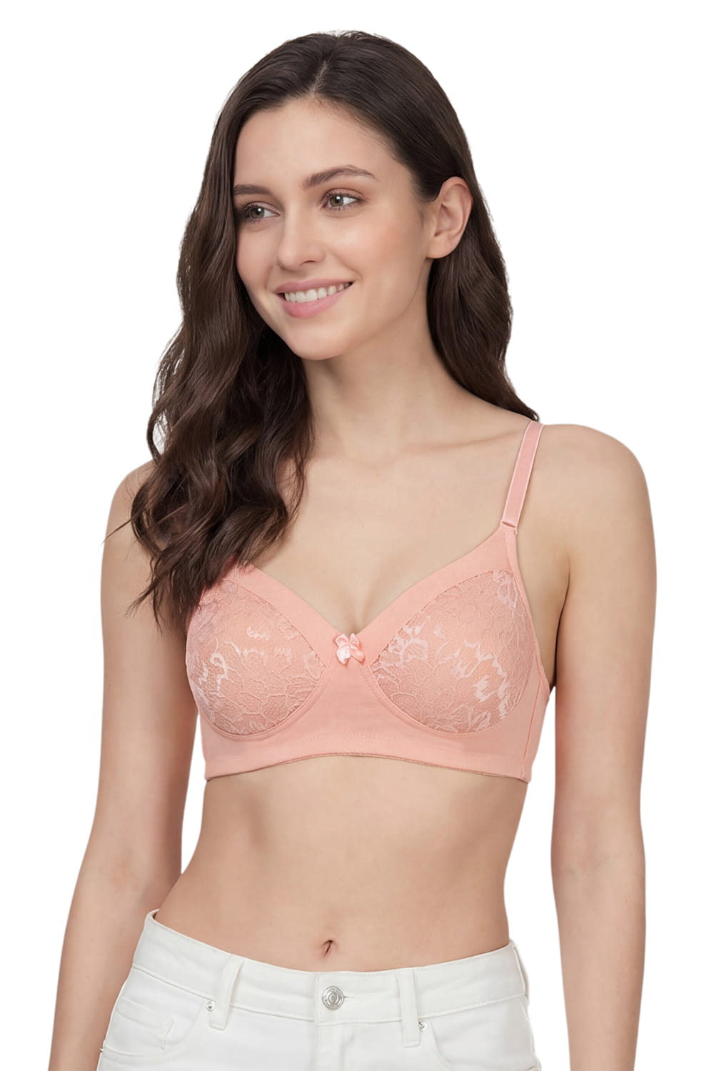 Medium Coverage Padded Lace Bra - B Cup