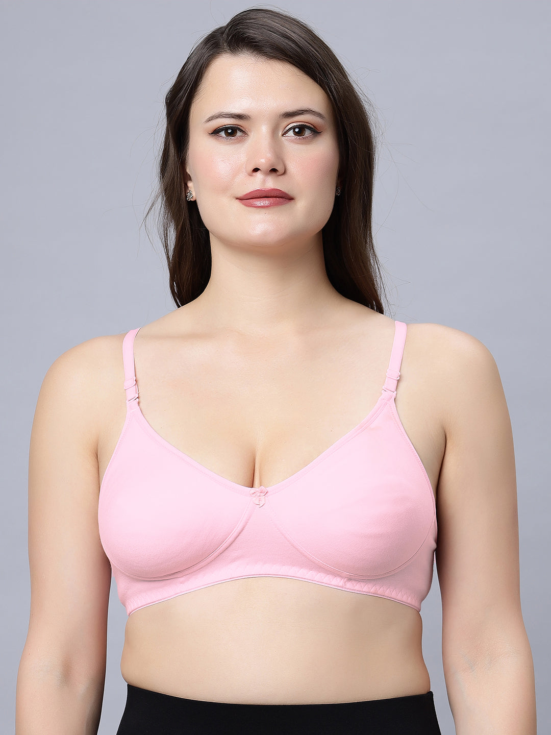 Navya Medium coverage T-shirt Bra with Non Padded and detachable straps
