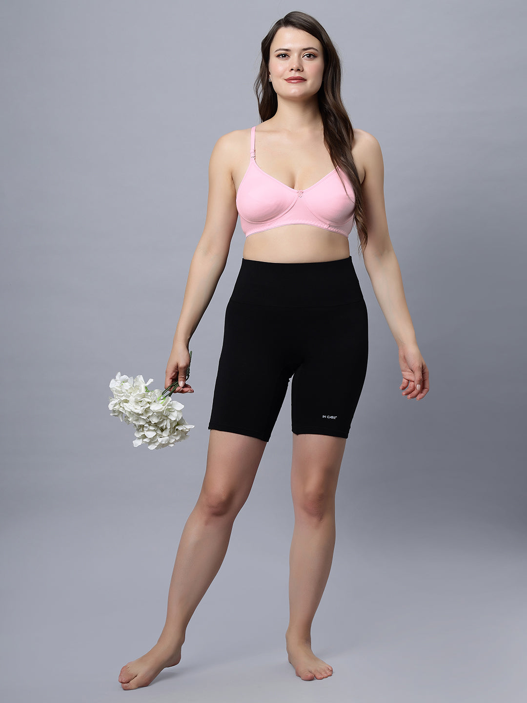 Navya Medium coverage T-shirt Bra with Non Padded and detachable straps