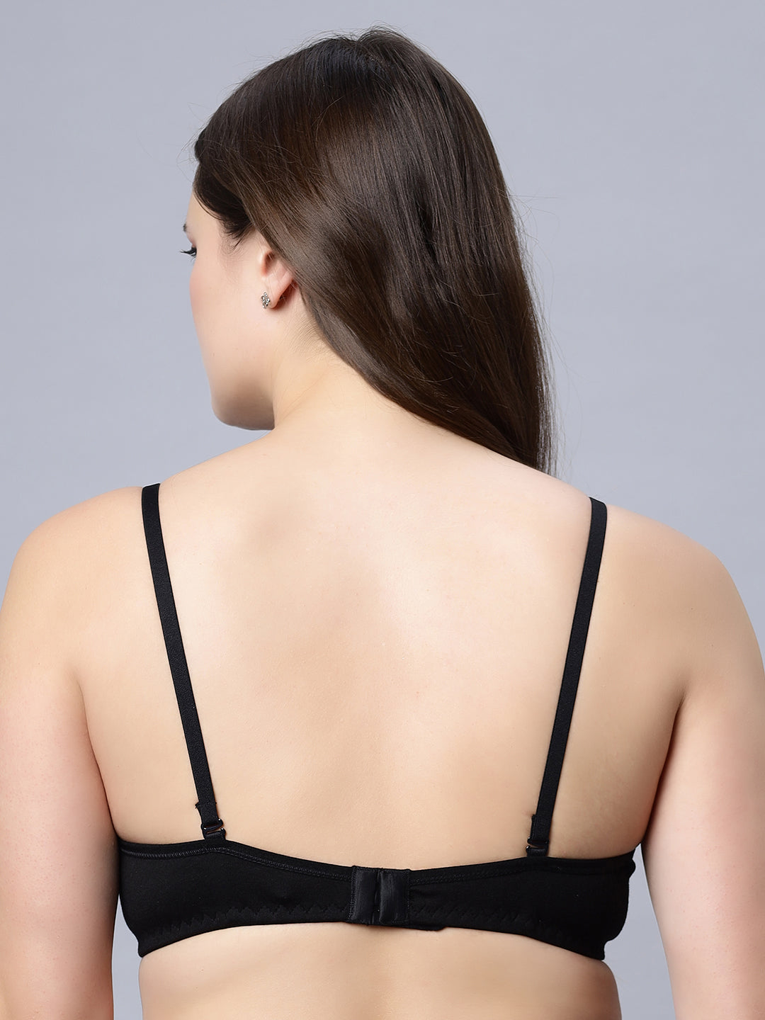 NAVYA Medium coverage T-shirt Bra with Non Padded  and Detachable Straps