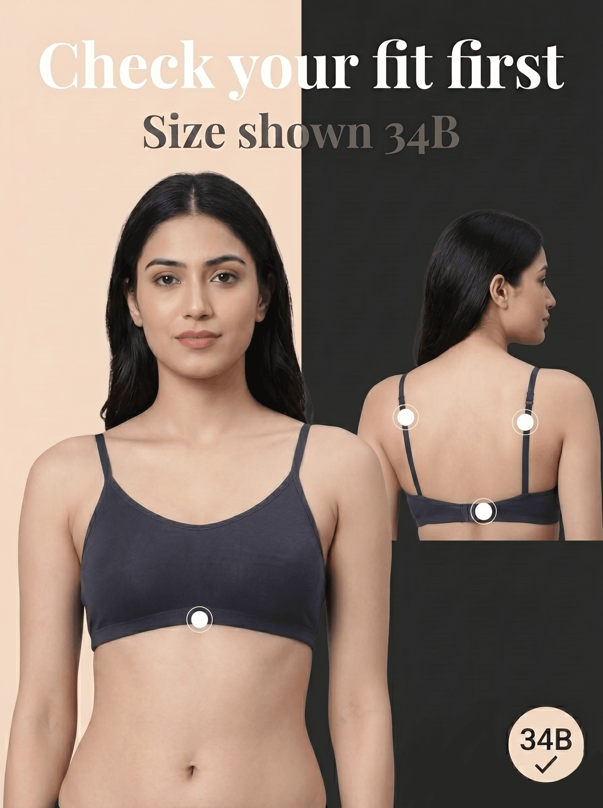 Full Coverage Non-Padded Sports Bra - 6 Colours