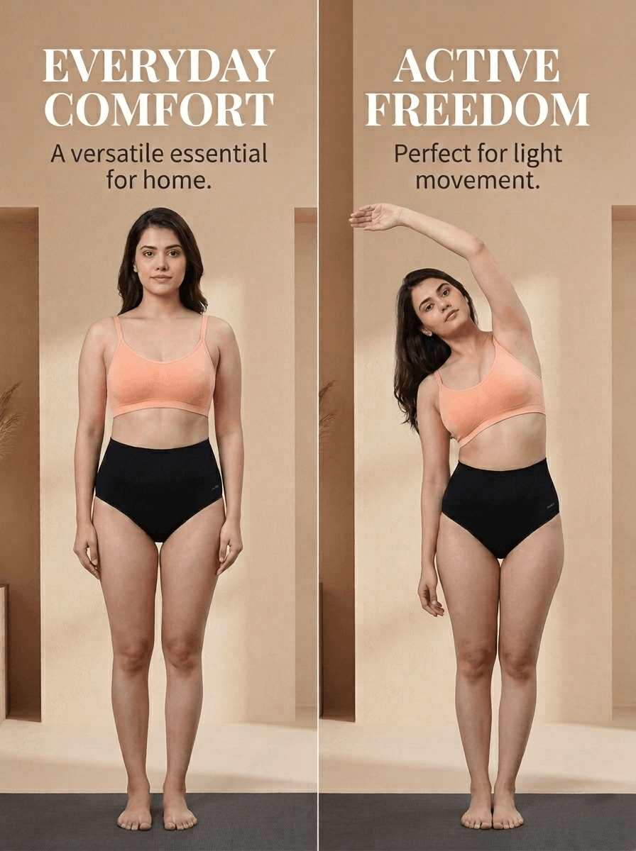 Full Coverage Non-Padded Sports Bra - 6 Colours