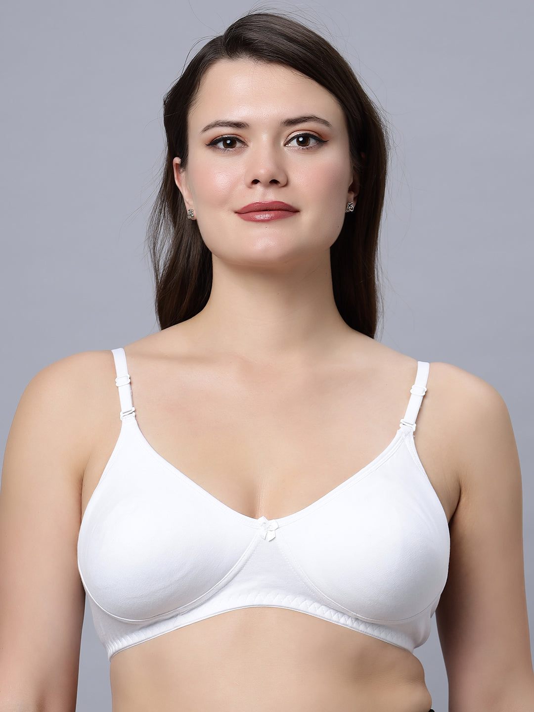 Navya Medium coverage T-shirt Bra with Non Padded and detachable straps