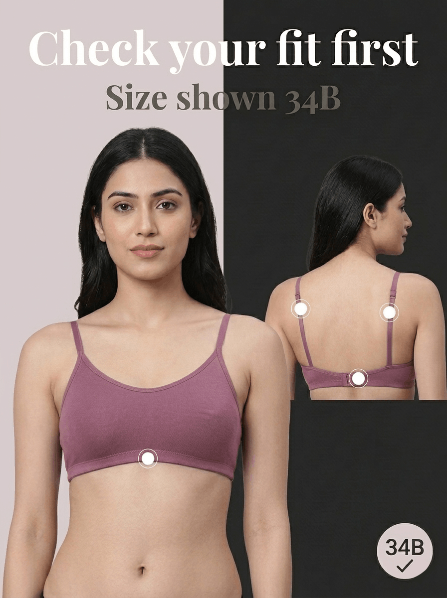 Full Coverage Non-Padded Sports Bra - 6 Colours