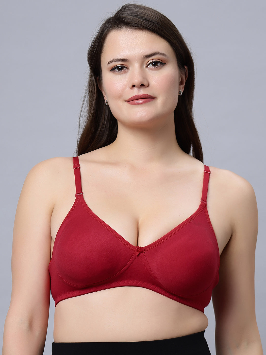 NAVYA Medium coverage T-shirt Bra with Non Padded  and Detachable Straps