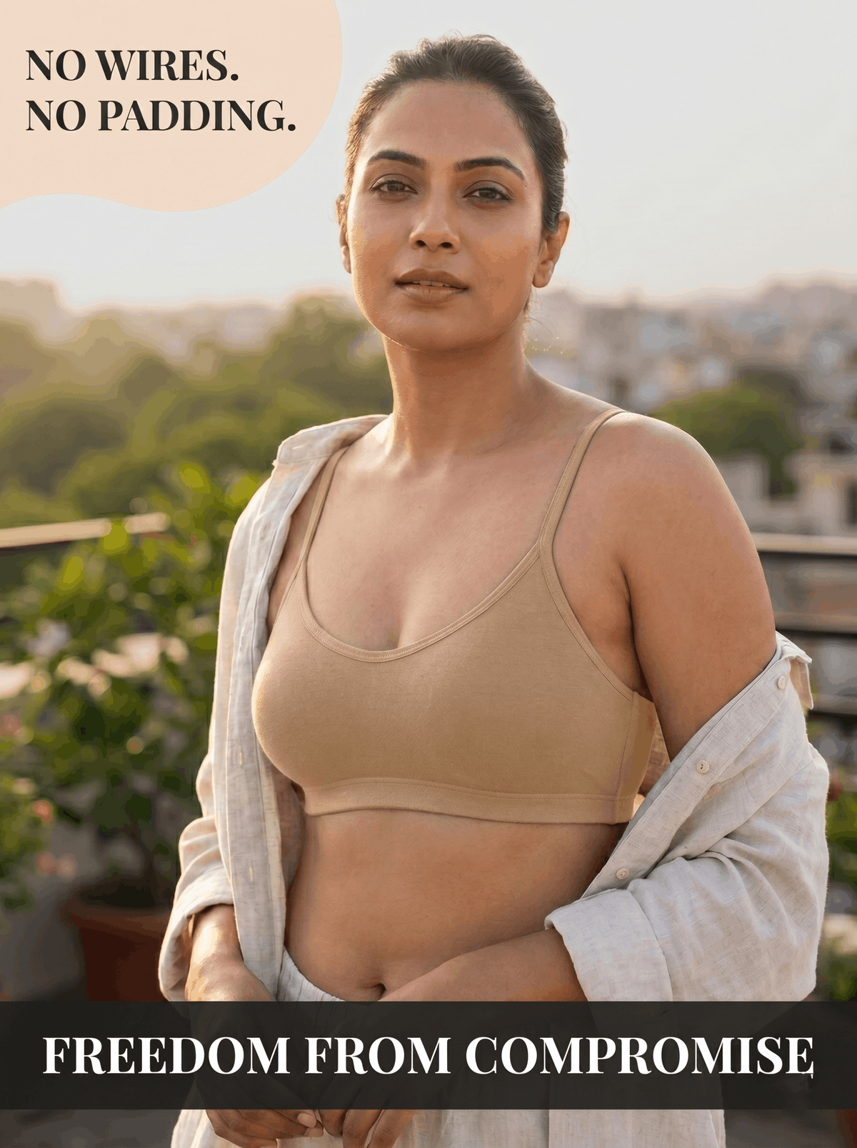 Full Coverage Non-Padded Sports Bra - 6 Colours