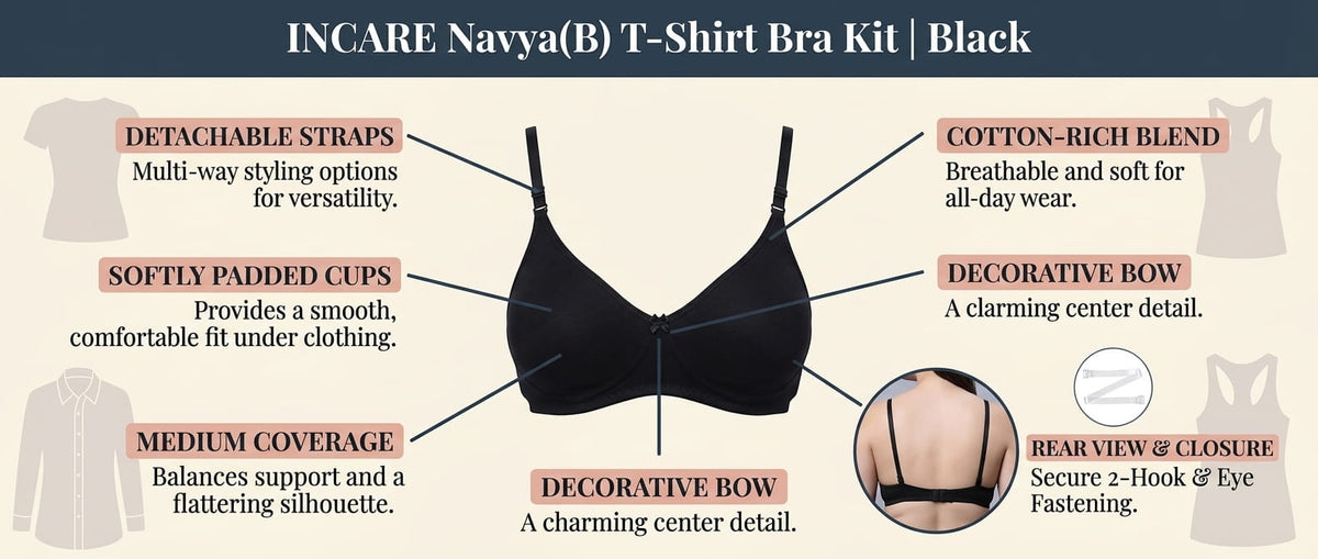 Multiway Cotton-Rich Padded Bra