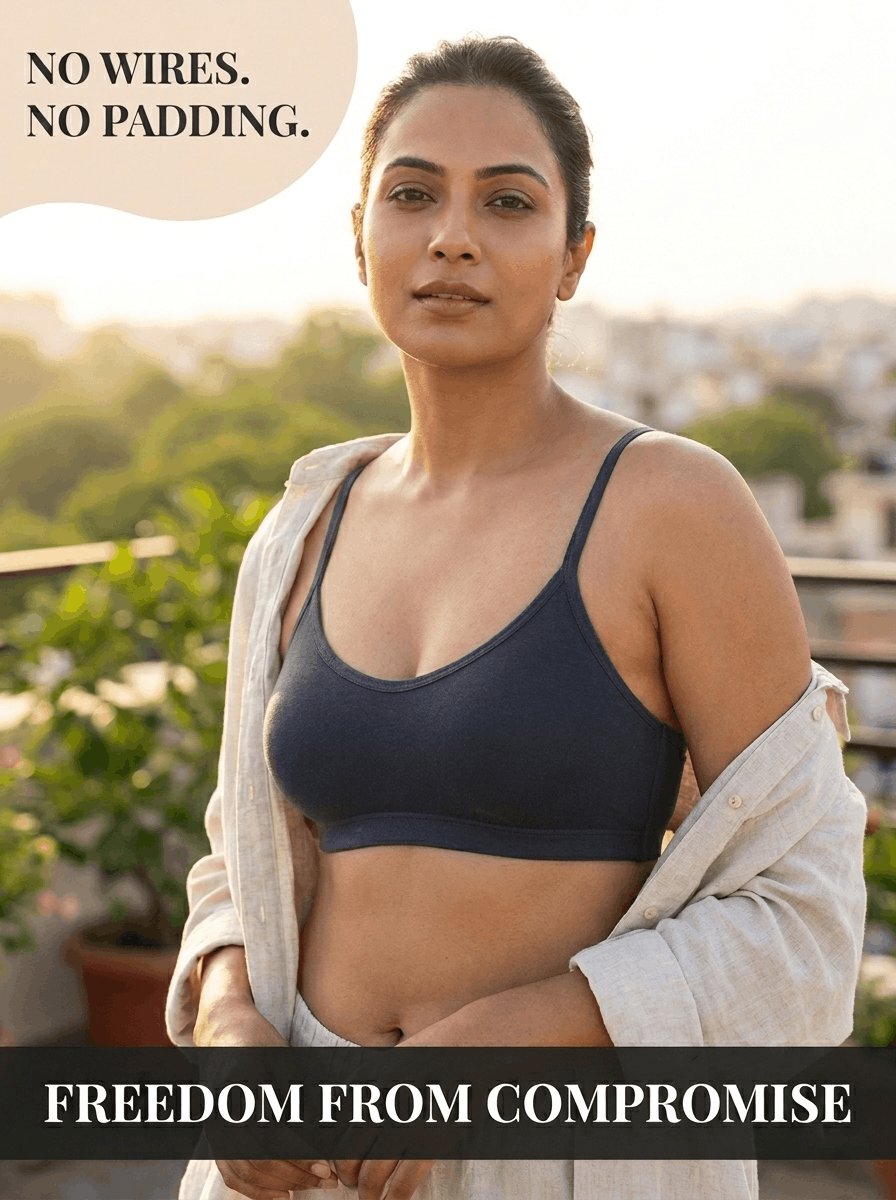 Full Coverage Non-Padded Sports Bra - 6 Colours