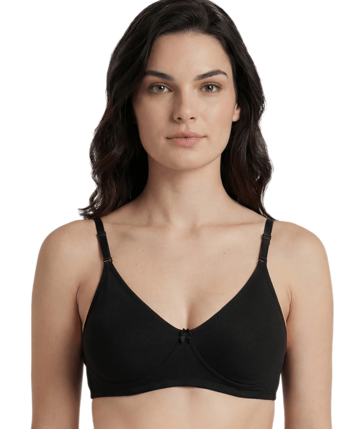 In Care Soha non-padded full coverage bra in Black – wire free, moulded cups