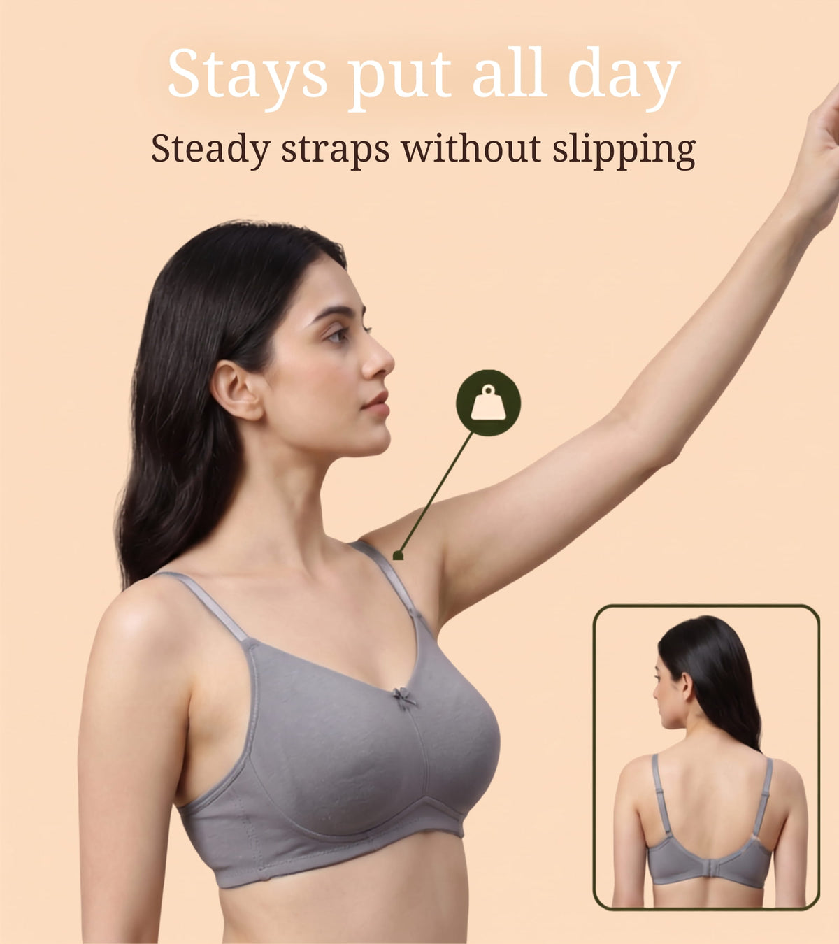 Everyday Full Coverage Non-Padded T-Shirt Bra - AlplNivea