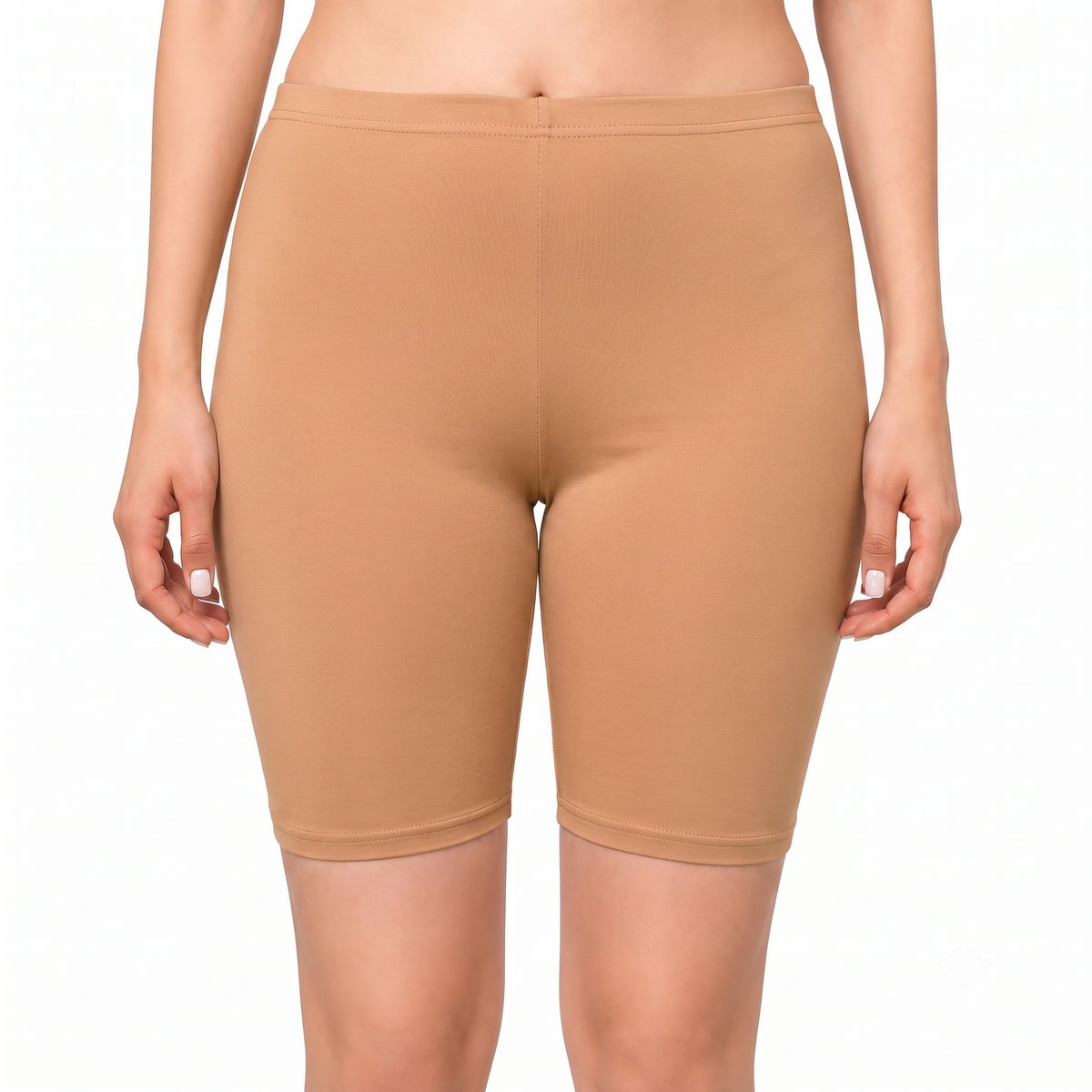Cotton High Rise Boyshorts with Soft Elastic Waistband | Full Coverage