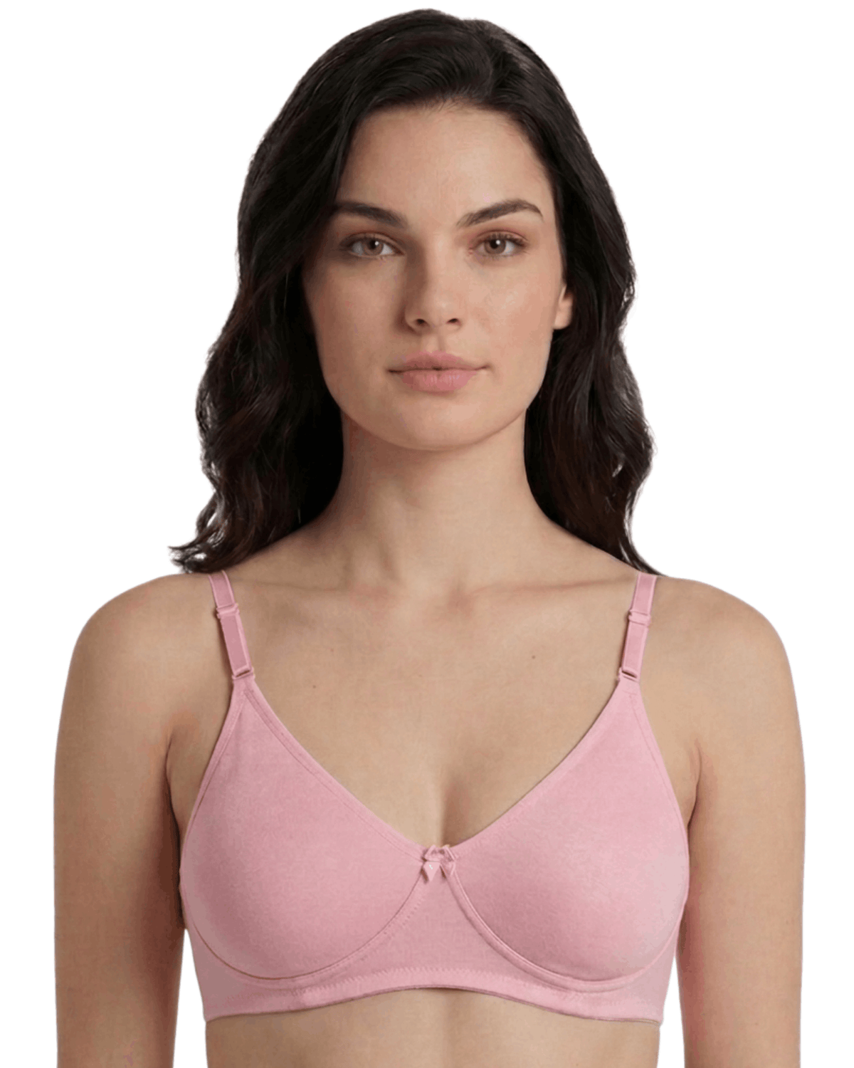 In Care Soha non-padded full coverage bra in Pink – seamless T-shirt bra for women