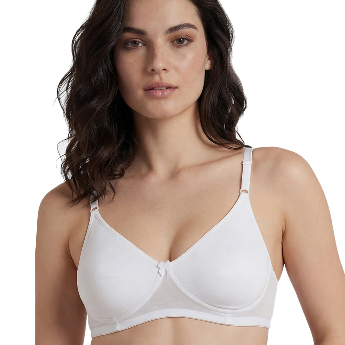 In Care Soha non-padded full coverage bra in White – wire free, moulded cups