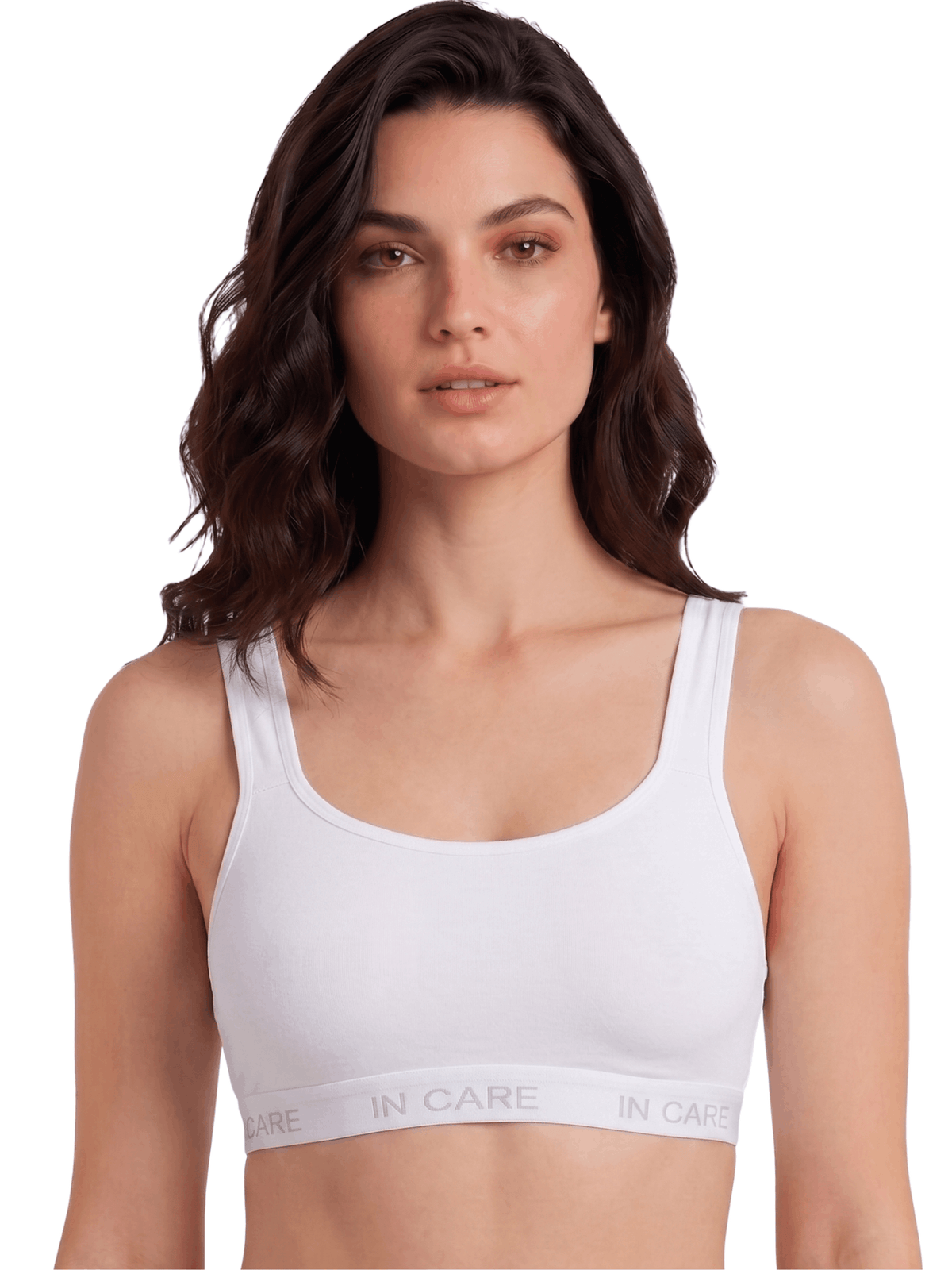 Non-Padded Sports Bra - Full Coverage, Secure Fit
