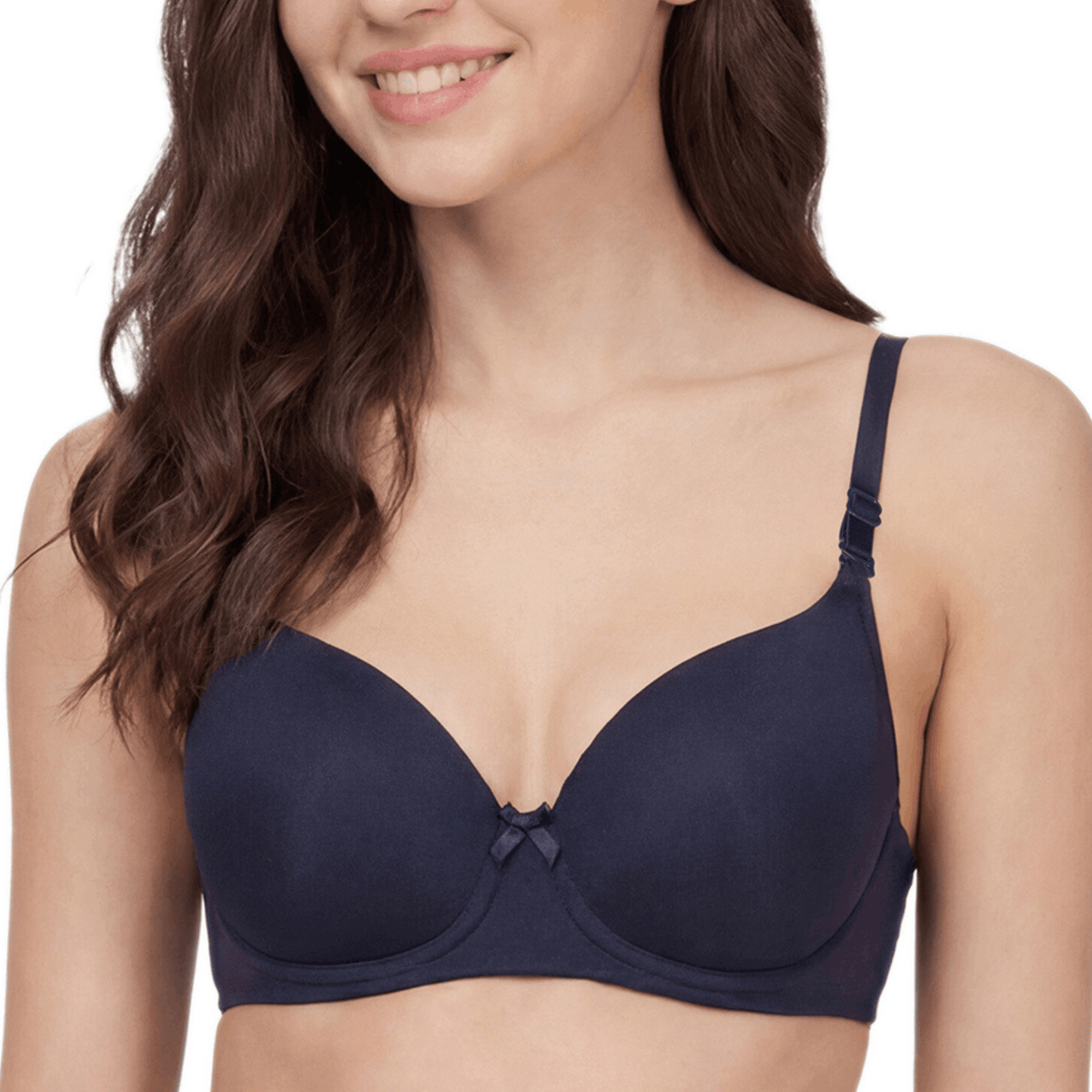 Padded Bra with Detachable Straps - Medium Coverage, B Cup