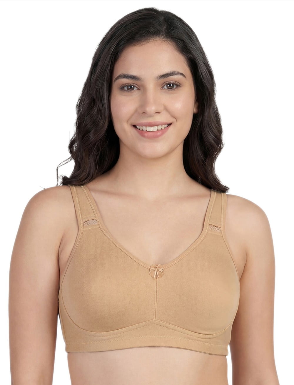 Full Coverage Non-Padded T-Shirt Bra in Polyamide - AlplSecret, D Cup