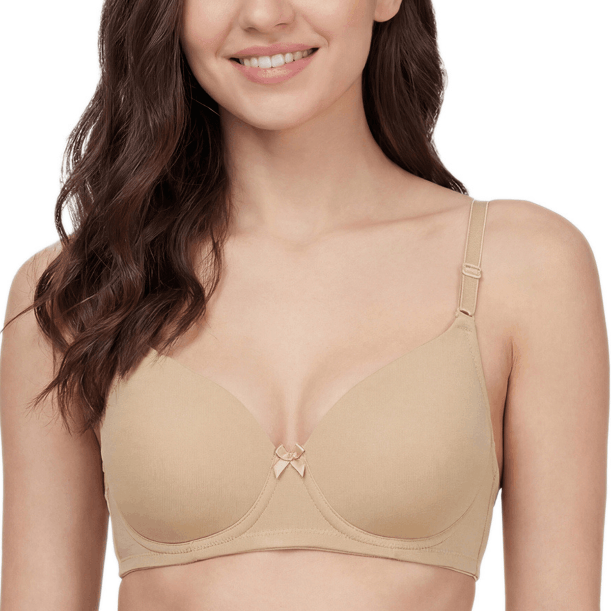Half Coverage Padded T-Shirt Bra - B Cup