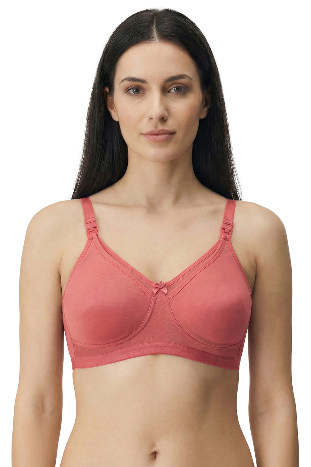 Non-Padded Non-Wired Maternity Nursing Bra - Zoey, D Cup