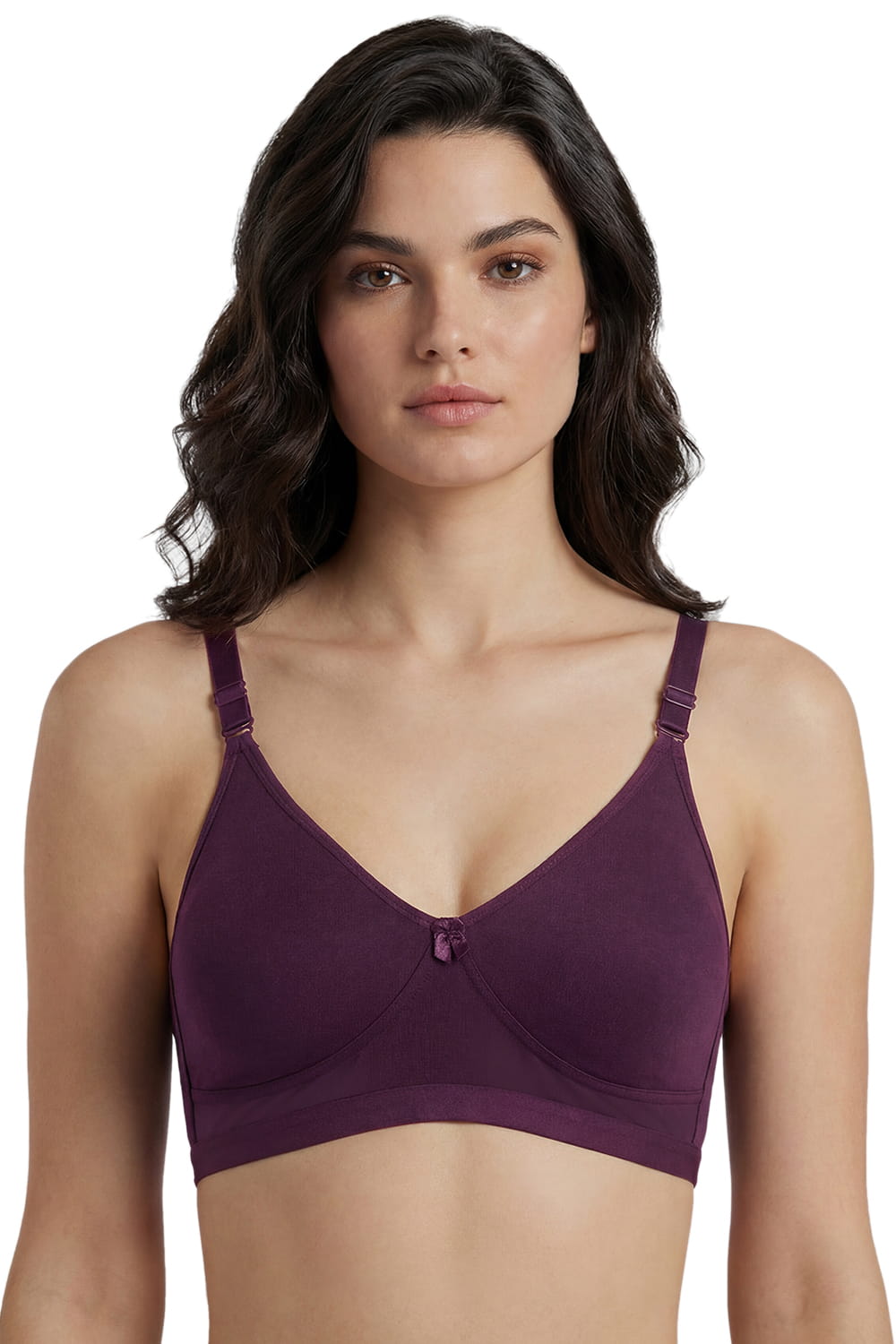 Non-Padded Full Coverage Cotton Bra for Women – Wire Free, Moulded Cups (Suhana)