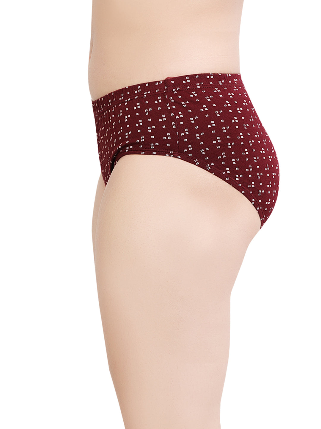In Care Pack of 3 Printed Mid Rise Inner Elastic Hipster Panties (ICIN-118)
