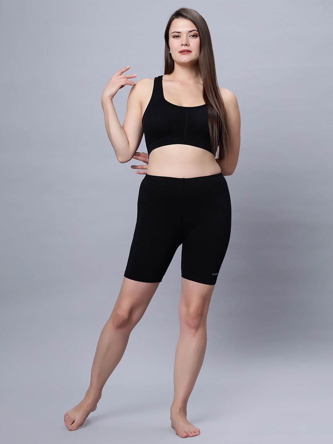 Full coverage Slip on Padded Sports Bra with removable cups (ICPS-01)