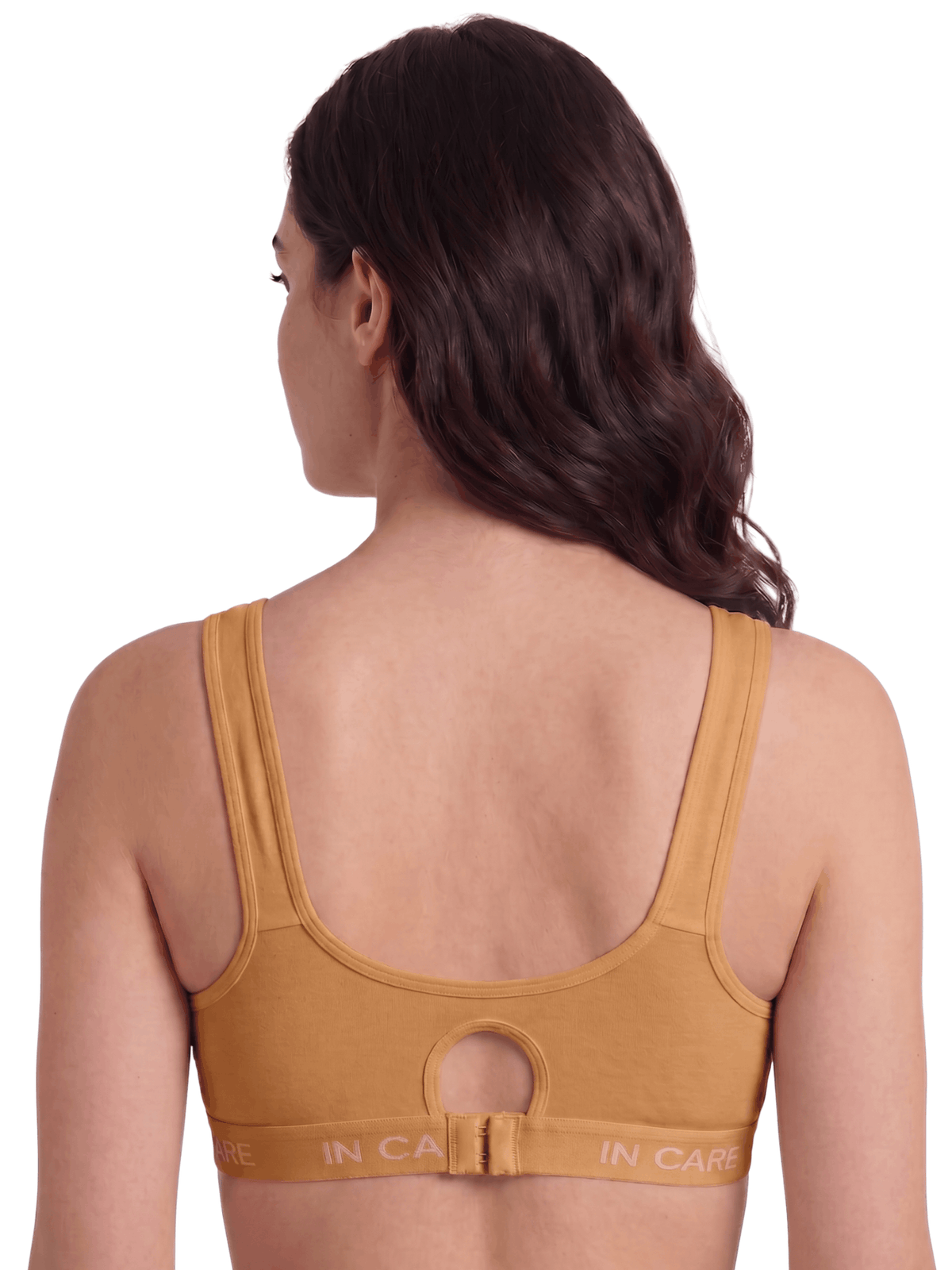 Non-Padded Sports Bra - Full Coverage, Secure Fit