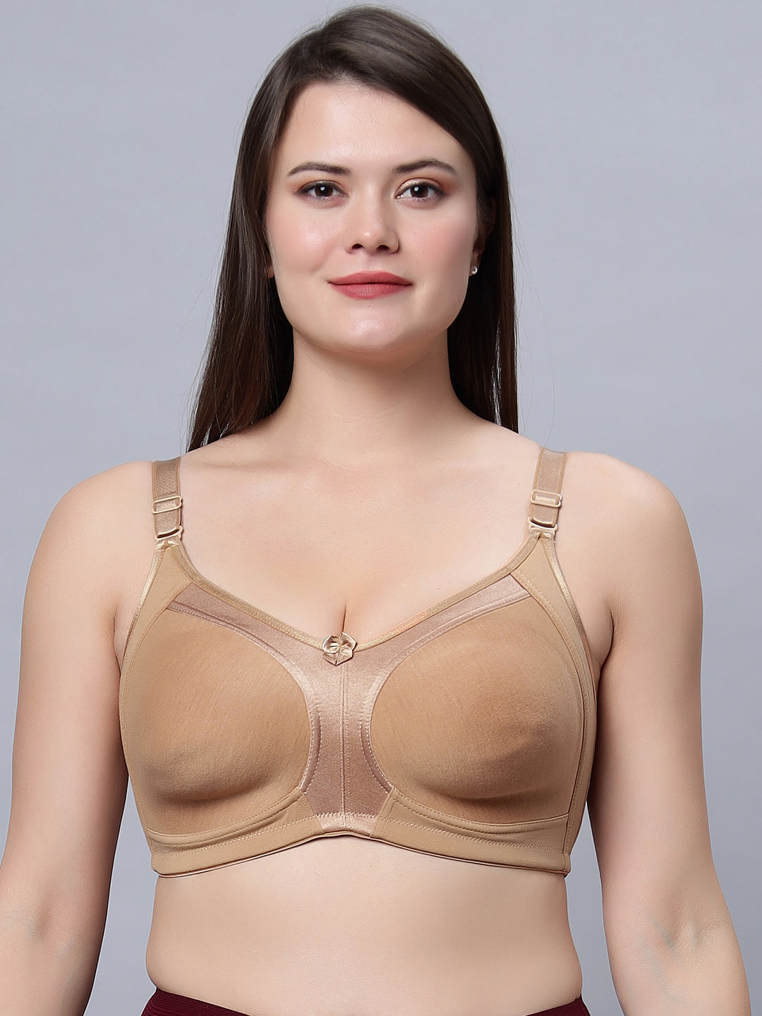 ALPLSPACEX© Full coverage Non padded T-shirt Bra (C)