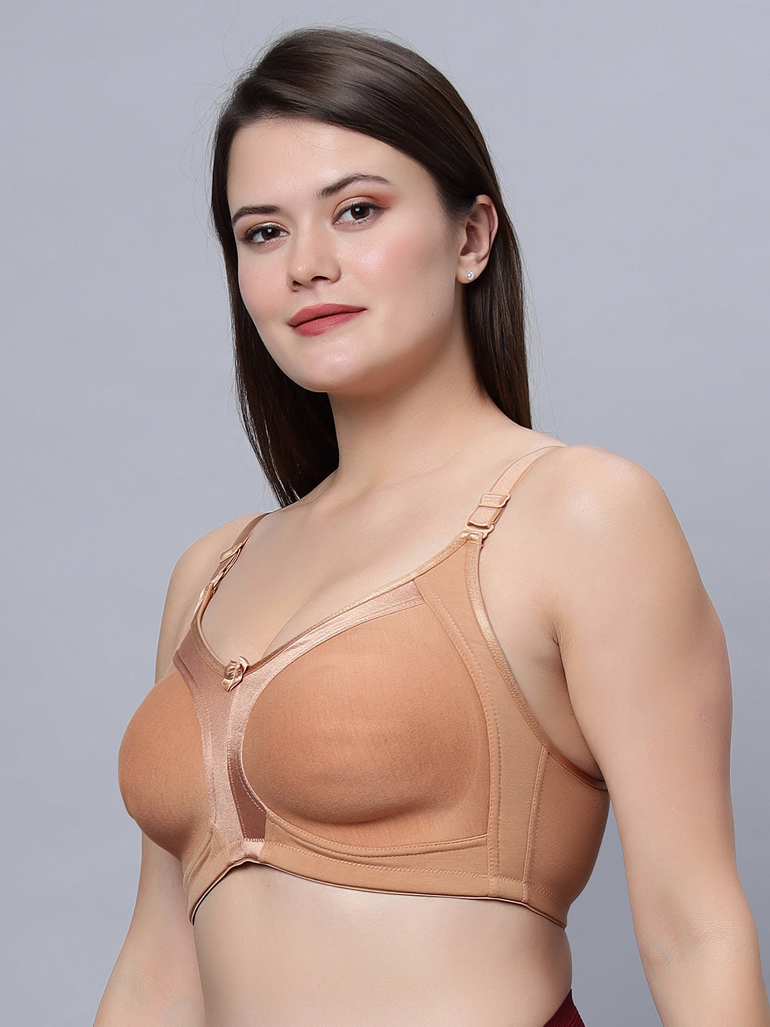 ALPLSPACEX© Full coverage Non padded T-shirt Bra (C)