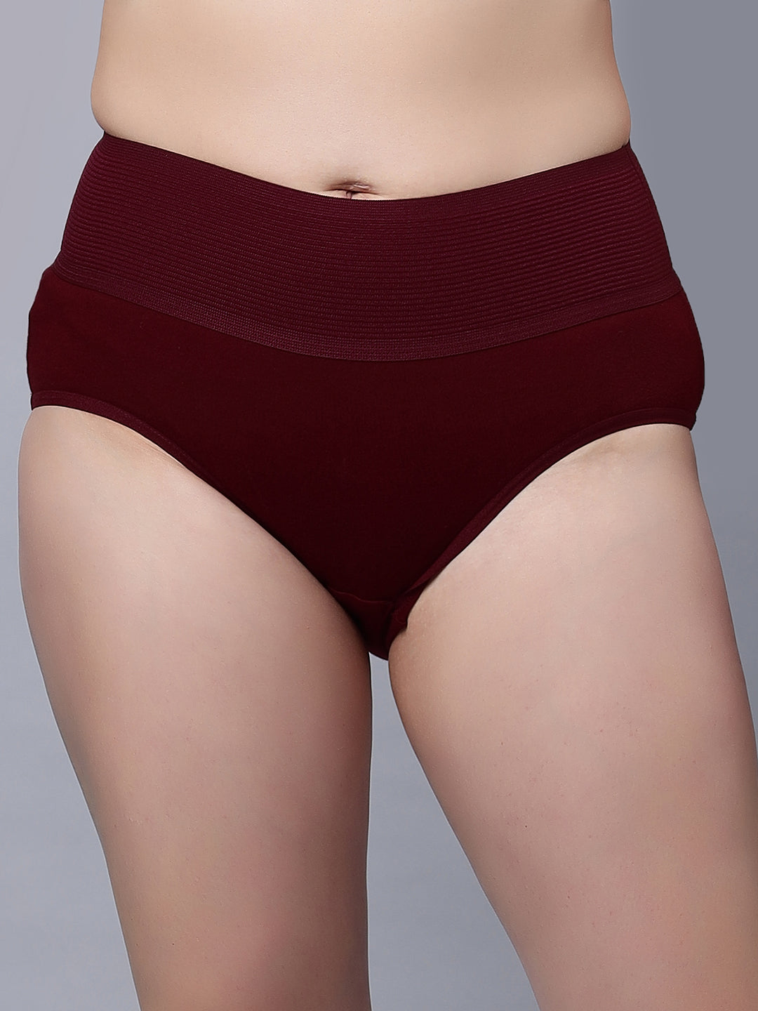 Broad belt Outer Elastic Belly Control Panties - Pack of 3 (ICBB-005)