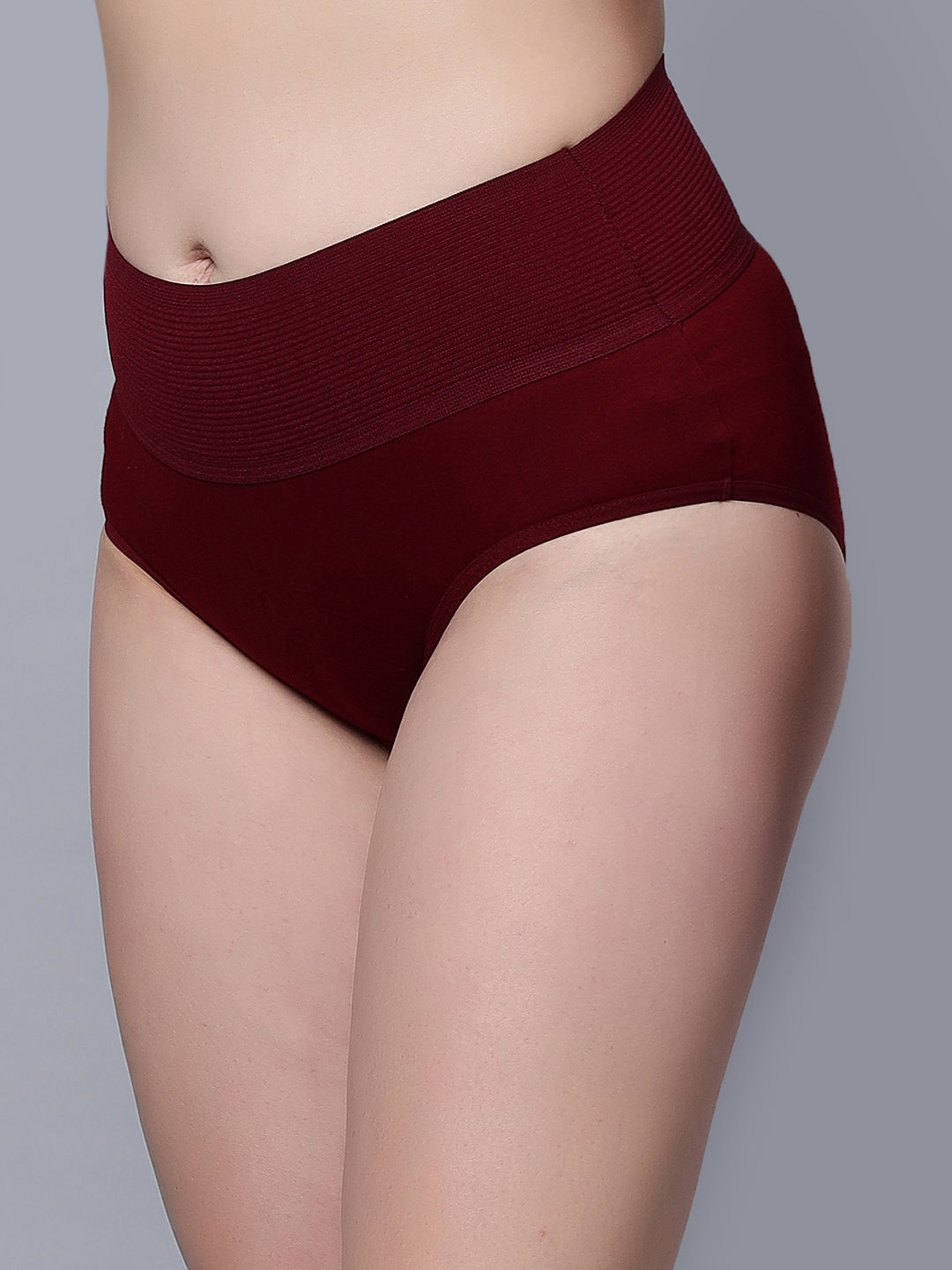 Broad belt Outer Elastic Belly Control Panties - Pack of 3 (ICBB-005)