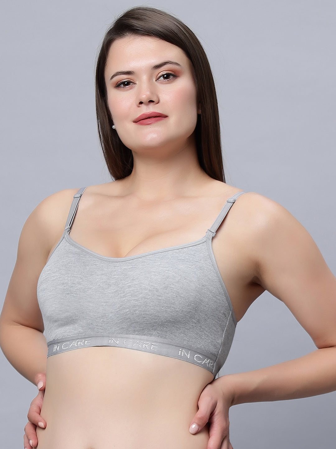 Full coverage Non padded Slip on Sports Bra (SPORTS-03)