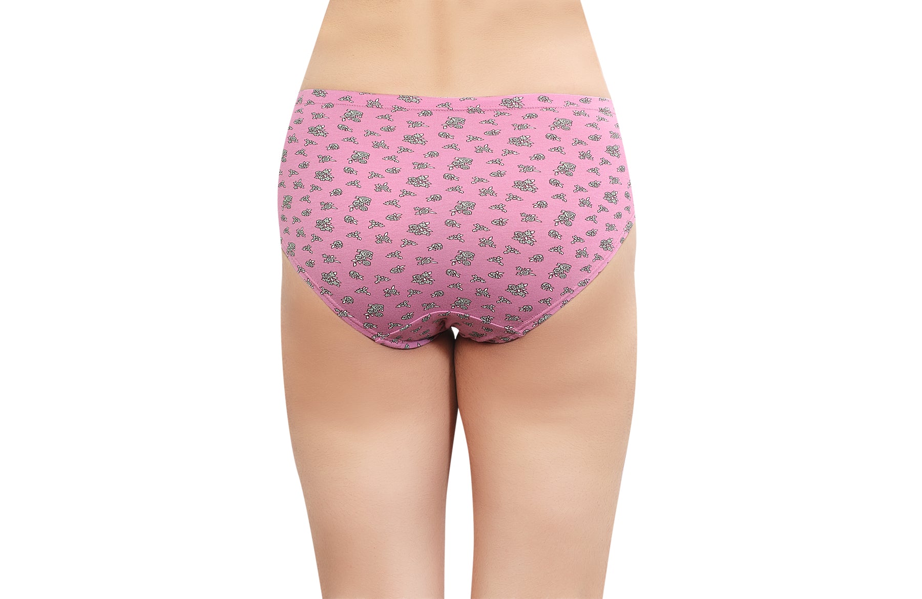 In Care Printed Inner Elastic Hipster Panty Assorted Cotton Combo (INCOMBO-04)