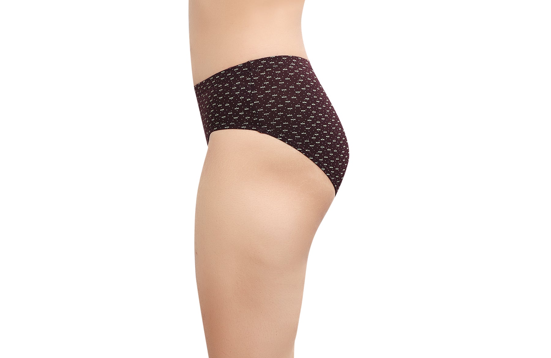 In Care Printed Inner Elastic Hipster Panty Assorted Cotton Combo (INCOMBO-04)