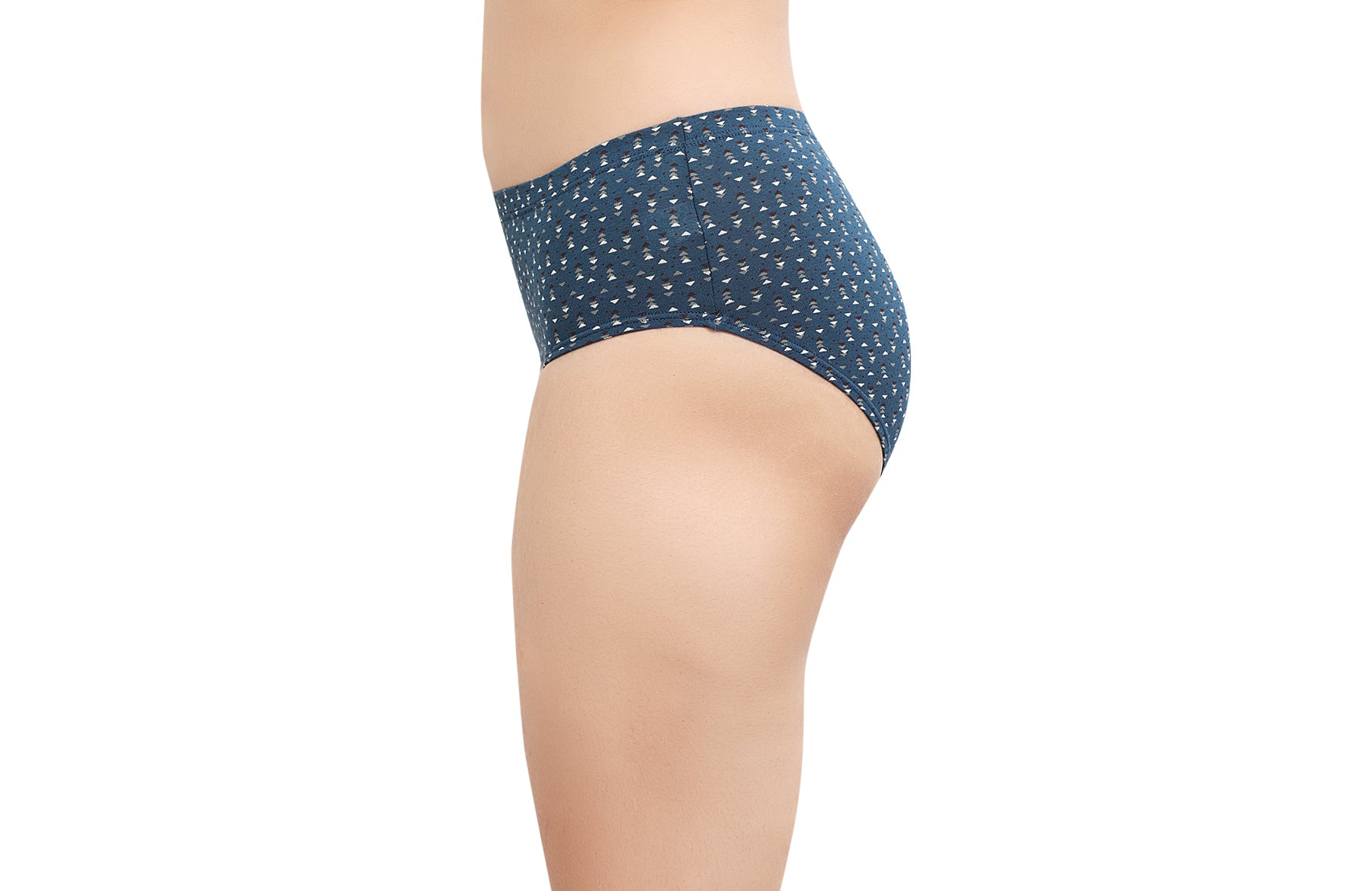 In Care Printed Inner Elastic Hipster Panty Assorted Cotton Combo (INCOMBO)