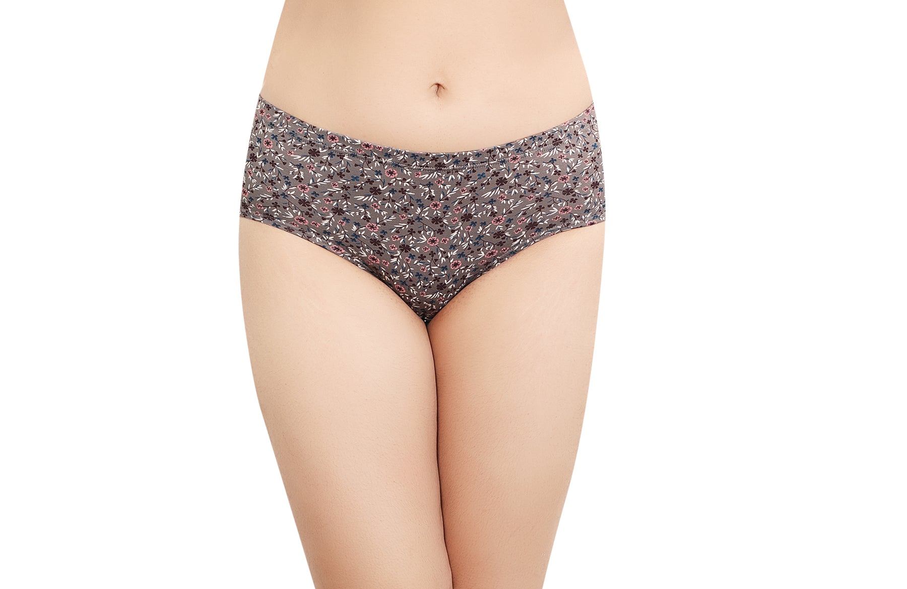 In Care Printed Inner Elastic Hipster Panty Assorted Cotton Combo (INCOMBO)