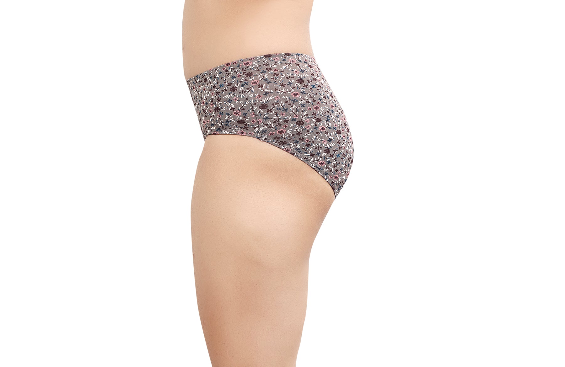 In Care Printed Inner Elastic Hipster Panty Assorted Cotton Combo (INCOMBO)