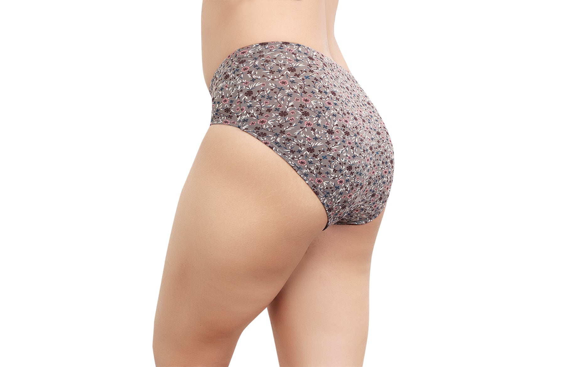 In Care Printed Inner Elastic Hipster Panty Assorted Cotton Combo (INCOMBO)