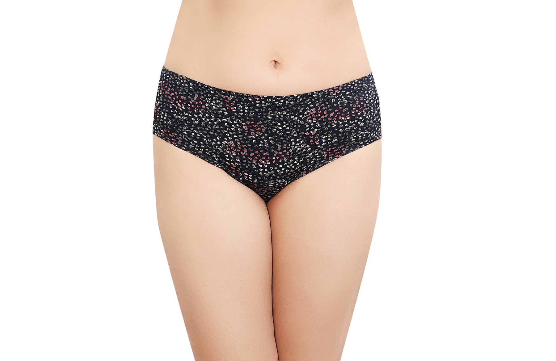 In Care Printed Inner Elastic Hipster Panty Assorted Cotton Combo (INCOMBO-02)