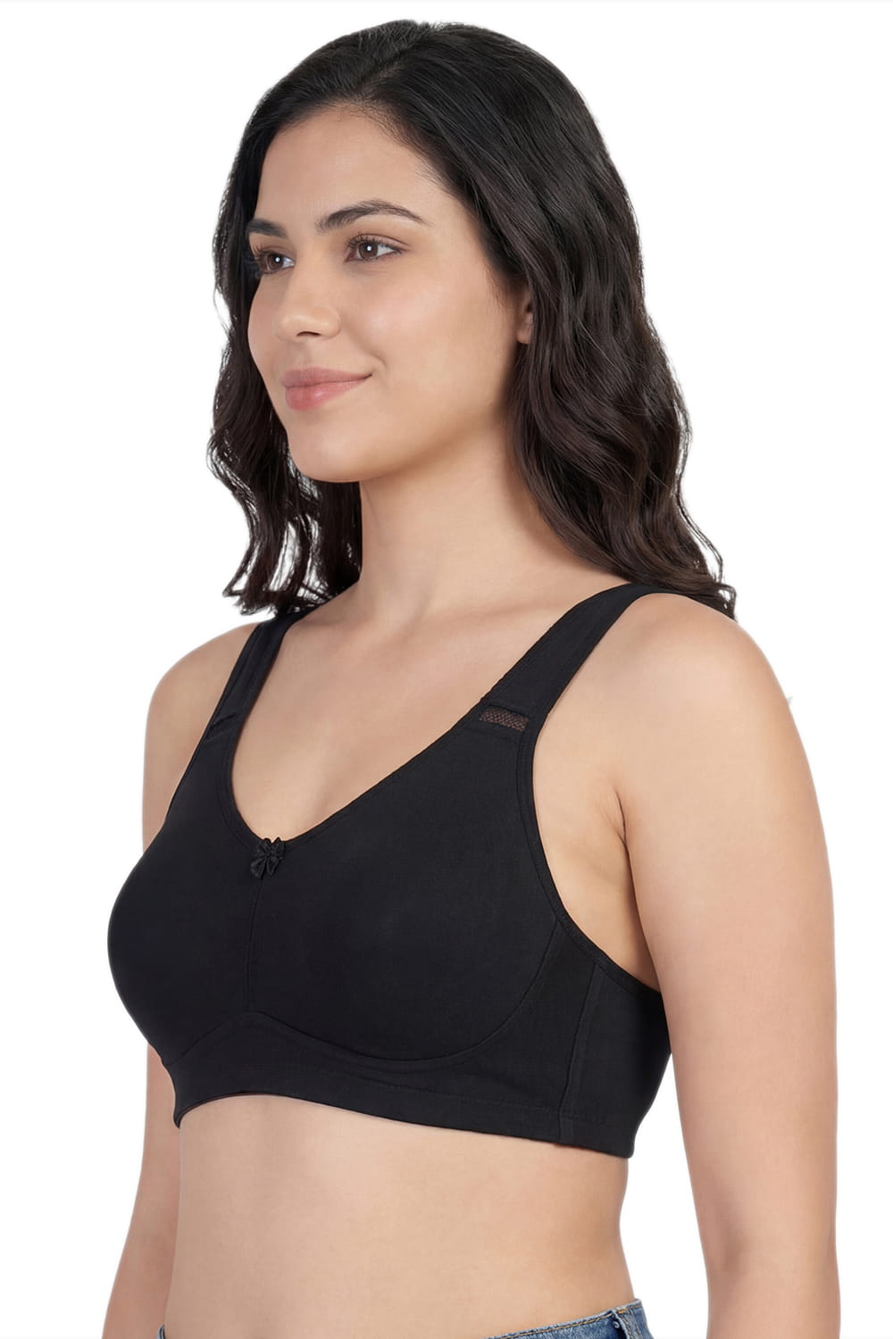 Full Coverage Non-Padded T-Shirt Bra in Polyamide - AlplSecret, C Cup