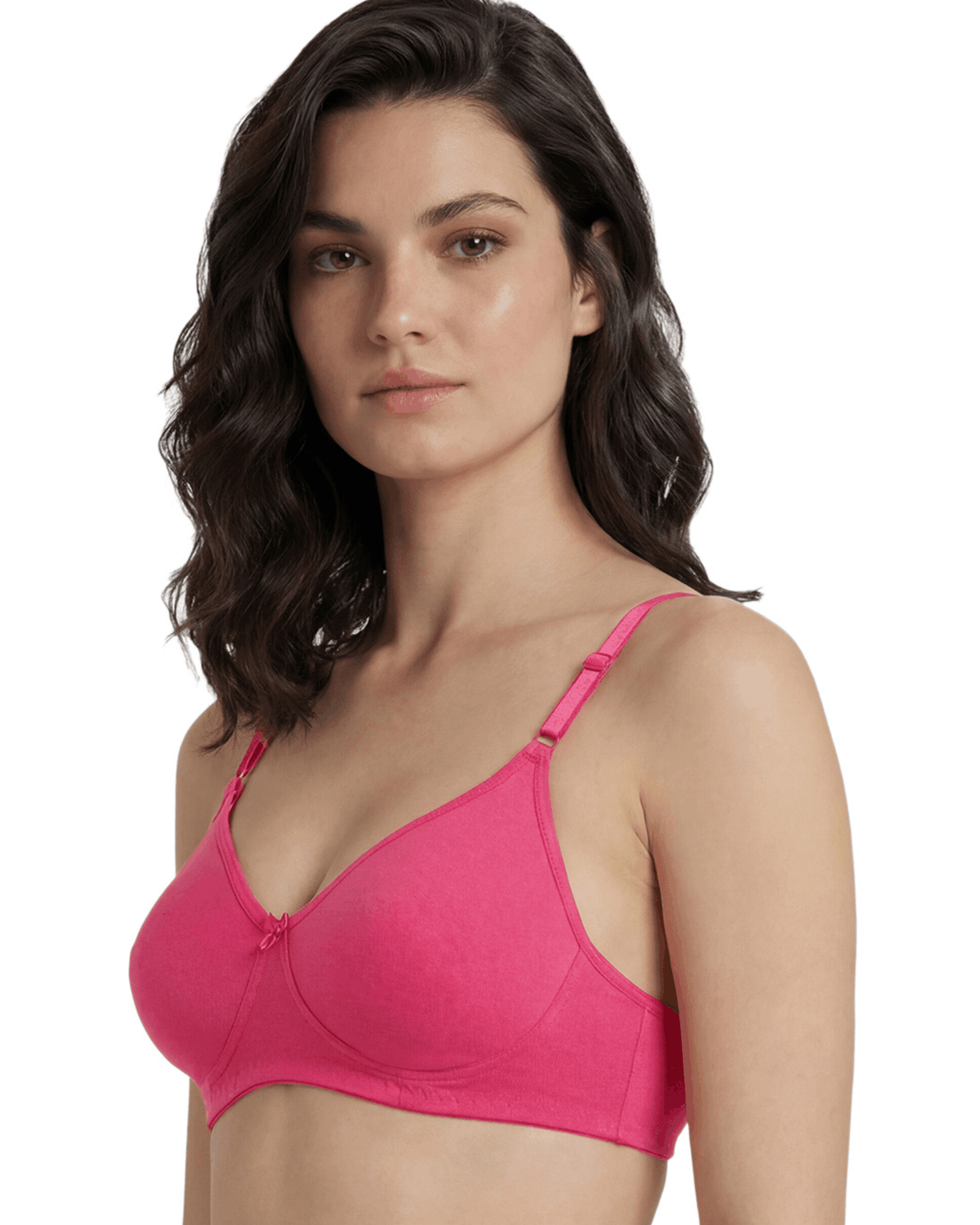 Non-Padded Full Coverage Bra for Women – Wire Free, Moulded Cups (Soha)