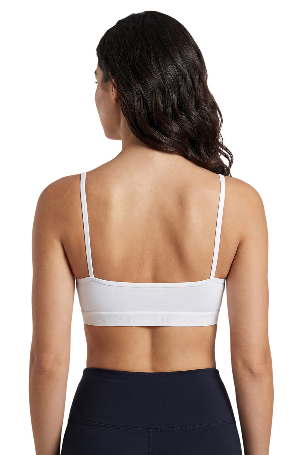 In Care Slip On Sports Bra – Non Padded Wire Free Cotton Bralette for Women