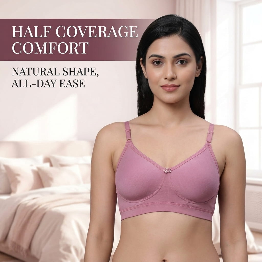 Seamless Full Coverage Non-Padded Bra - AlplVictoria, C Cup