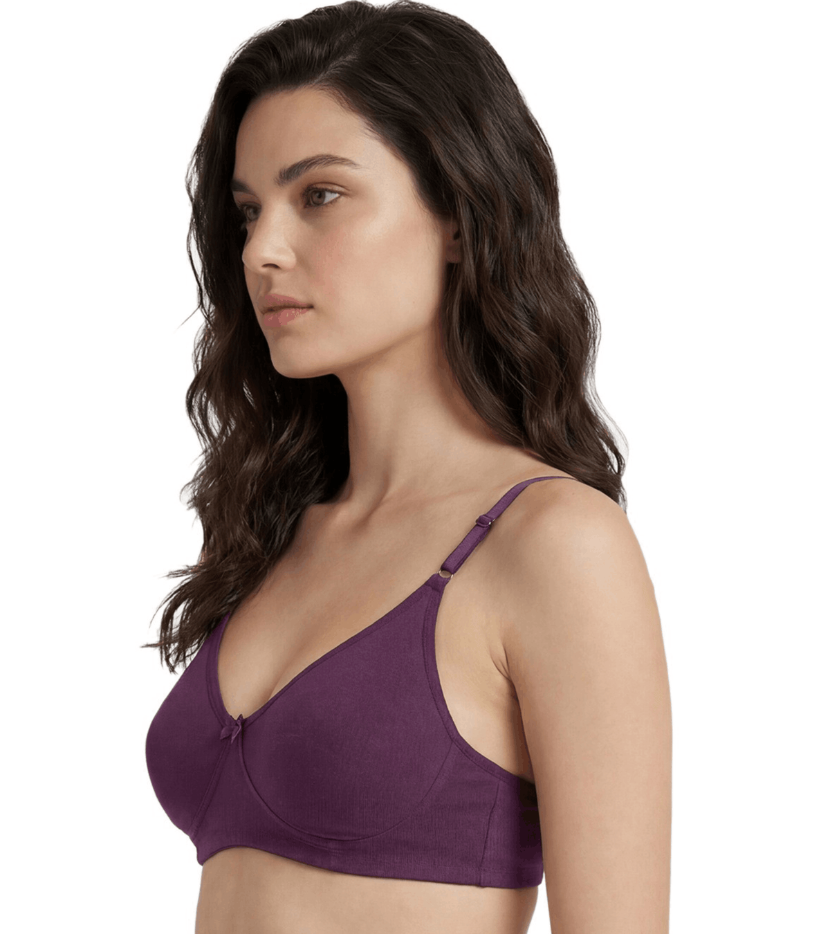 Non-Padded Full Coverage Bra for Women – Wire Free, Moulded Cups (Soha)