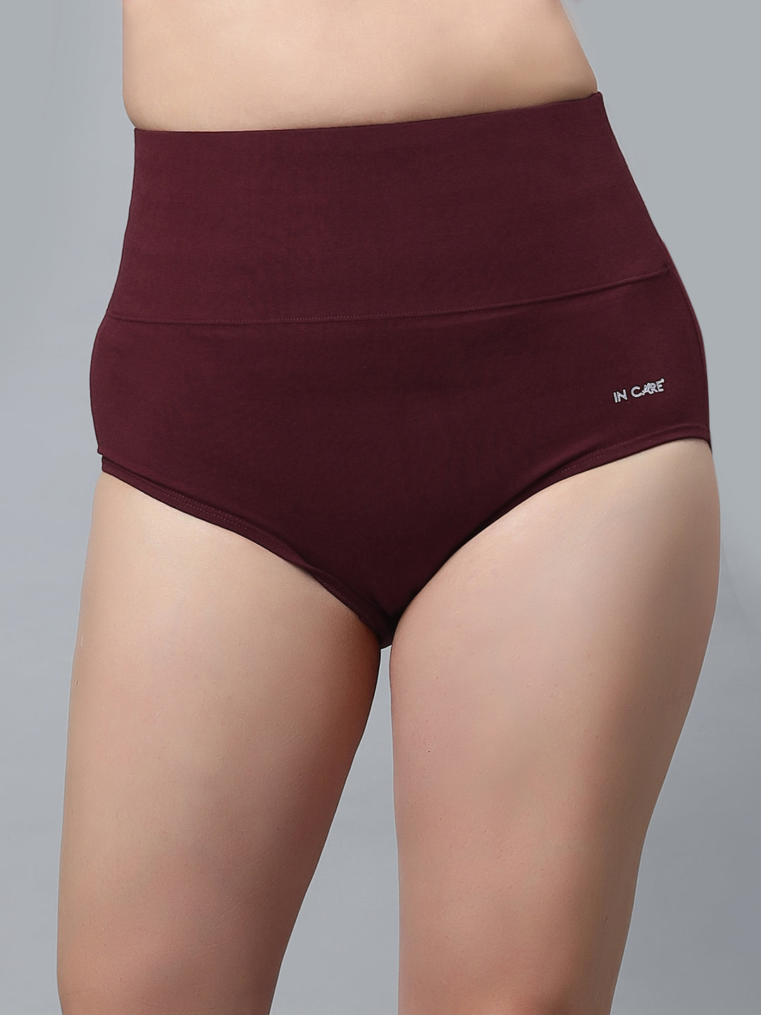 In Care Inner Elastic Broad Belt Belly Control Shapers Hipster Panty (ICIB-022)