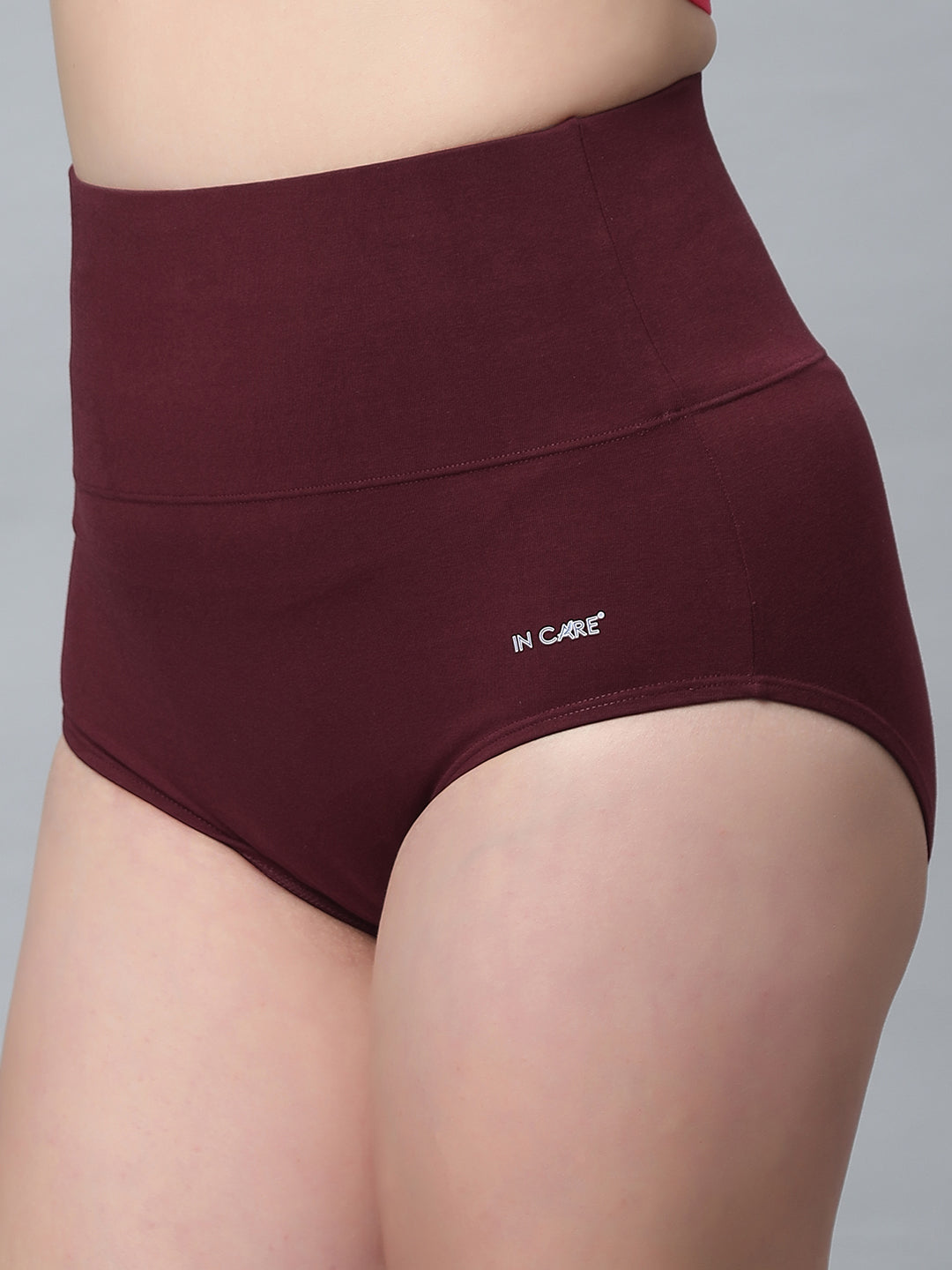 In Care Inner Elastic Broad Belt Belly Control Shapers Hipster Panty (ICIB-022)