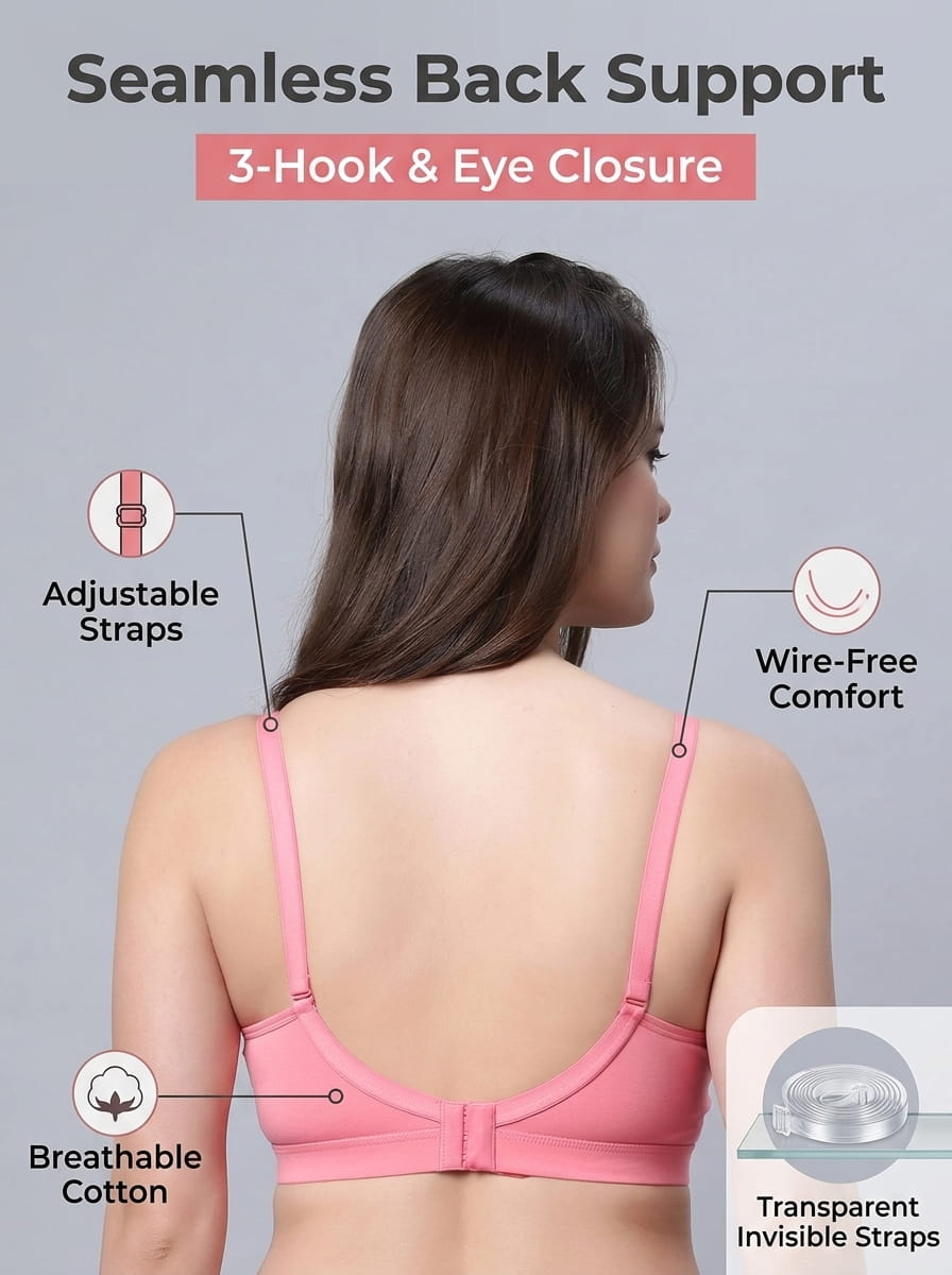 Medium Coverage Padded T-Shirt Bra - B Cup, 6 Colours
