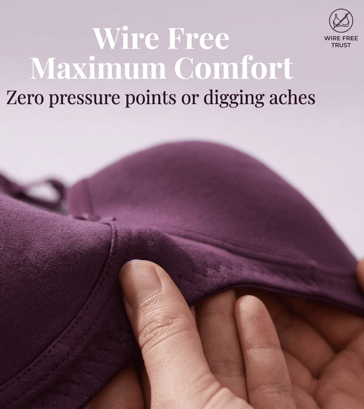 Non-Padded Full Coverage Bra for Women – Wire Free, Moulded Cups (Soha)