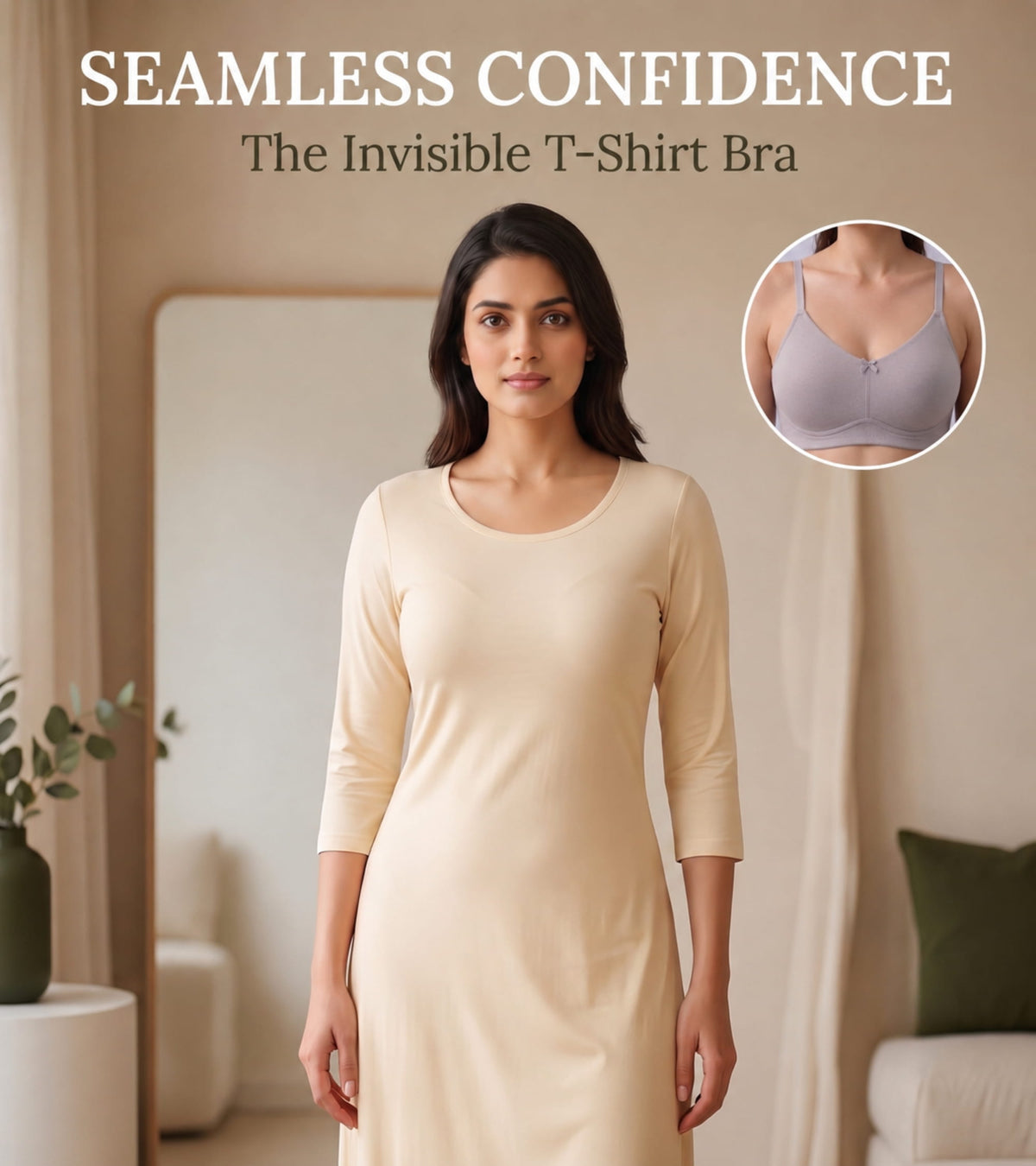 Everyday Full Coverage Non-Padded T-Shirt Bra - AlplNivea