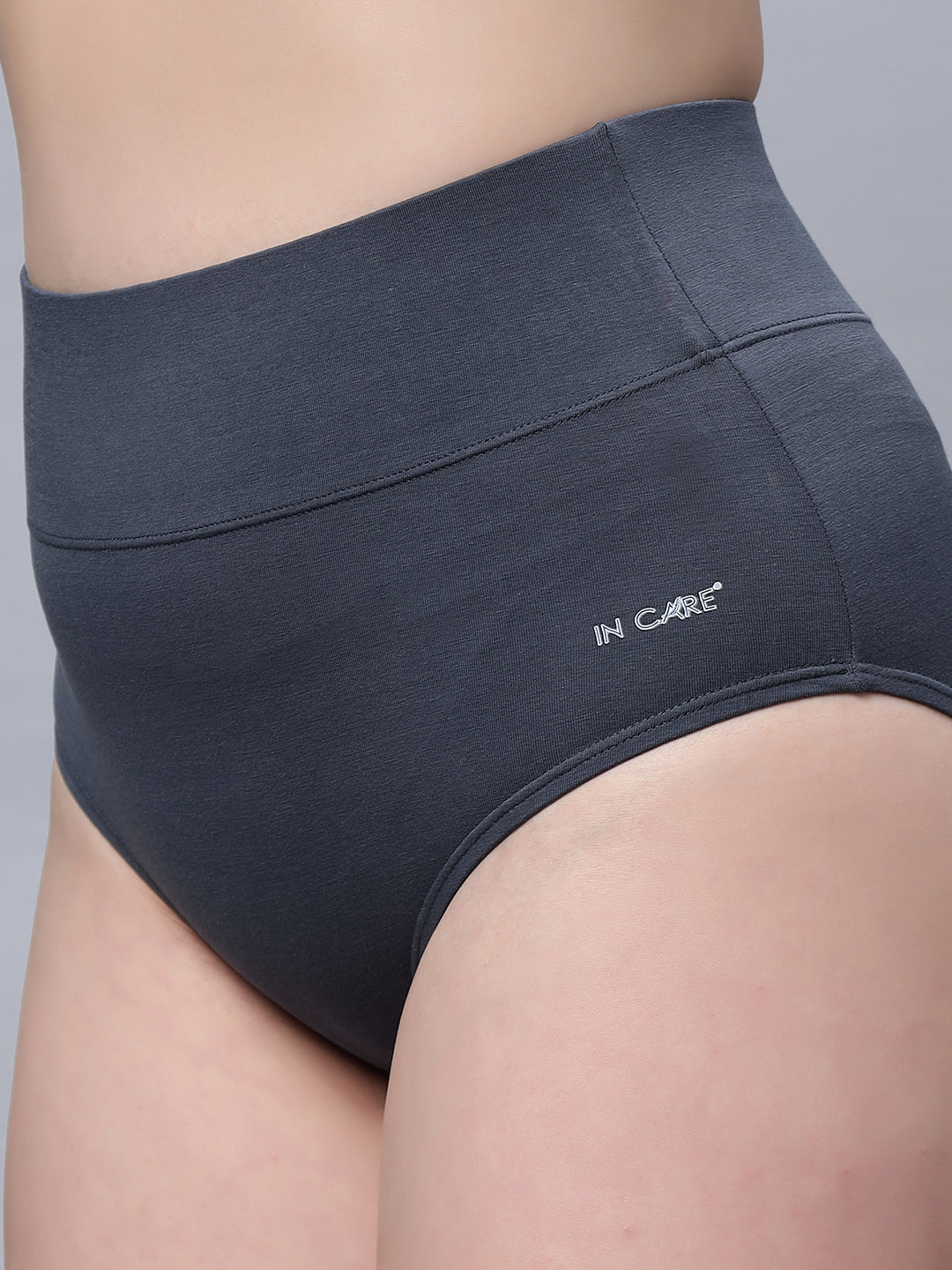 In Care Inner Elastic Broad Belt Belly Control Shapers Hipster Panty (ICIB-030)