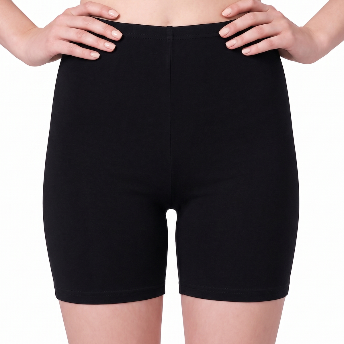 Cotton High Rise Boyshorts with Soft Elastic Waistband | Full Coverage